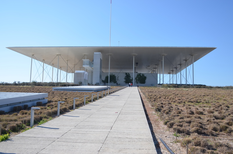 27 - The rooftop canopy of the Stavros Niarchos Foundation Cultural Center in Athens, Greece, designed by architect Renzo Piano